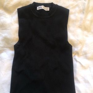 Zara sleeveless turtleneck